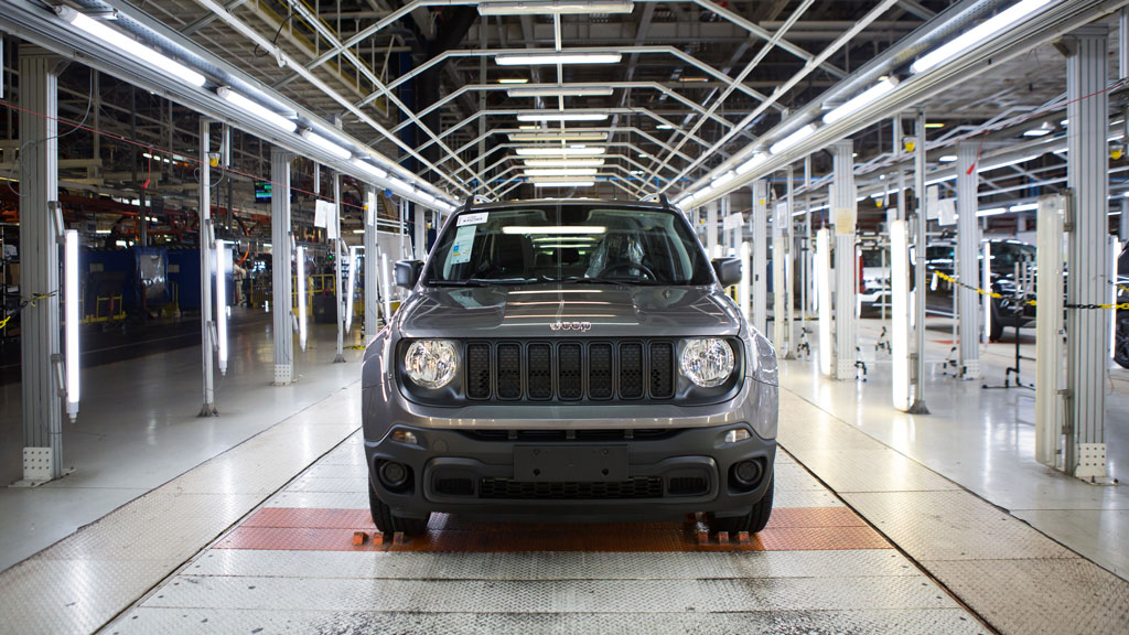 Jeep Renegade linha de produção