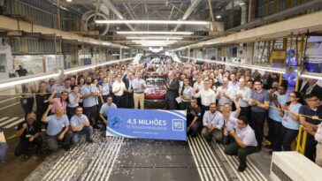 A General Motors comemora a marca de 4,5 milhões de veículos produzidos em sua fábrica de Gravataí