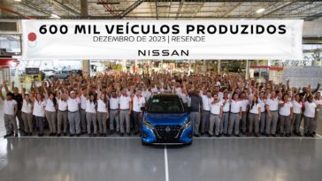 Nissan celebra 600 mil veículos produzidos em Resende (RJ)