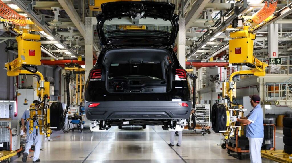 Fábrica Volkswagen - Linha de produção T-Cross