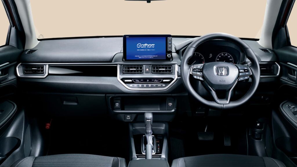 Novo Honda WR-V Interior