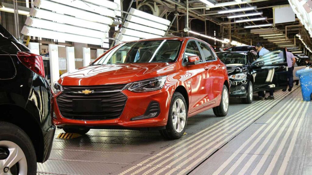 Fábrica Chevrolet produção em Gravataí RS