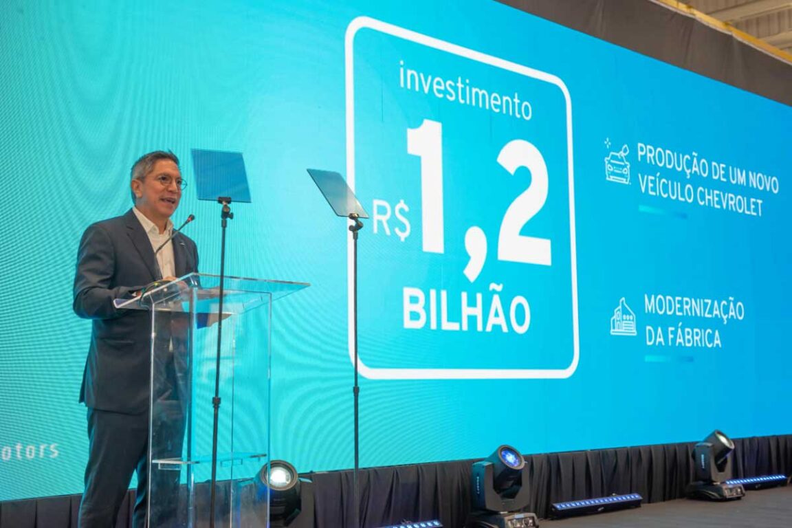 Chevrolet anuncia investimento de R$ 1,2 bi na fábrica de Gravataí