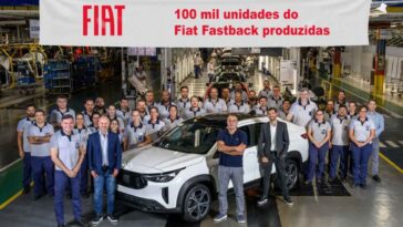 Fiat Fastback ultrapassa 100 mil unidades produzidas no Brasil