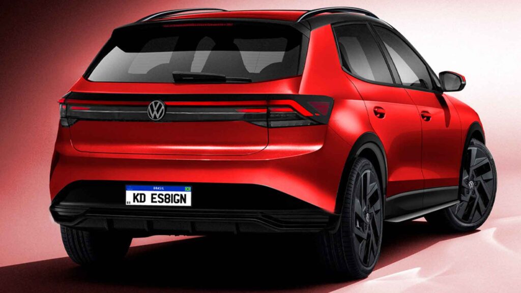 Projeção novo SUV compacto da VW (Projeto A0)