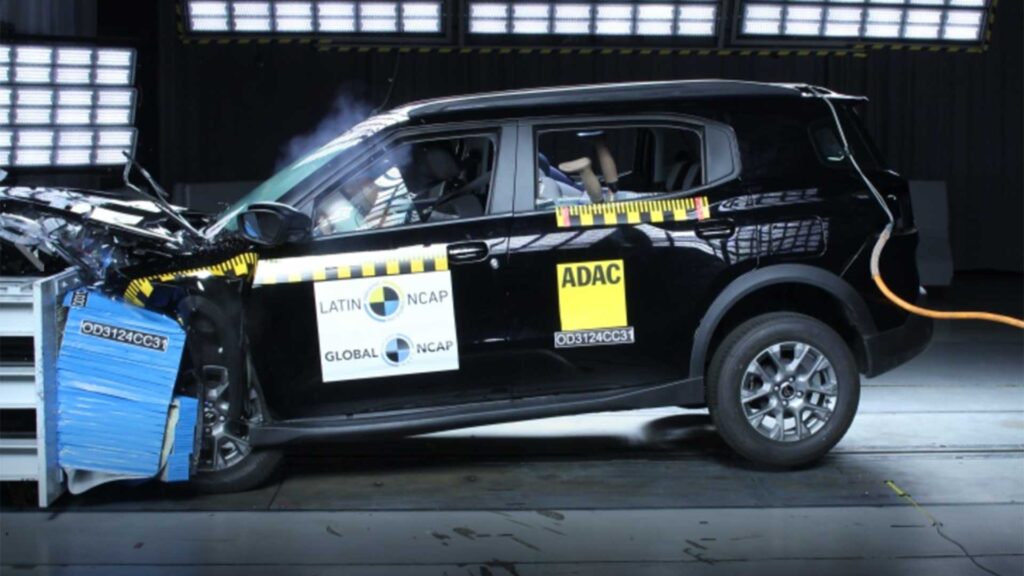 Latin NCAP: Novo Citroën C3 Aircross decepciona em testes de segurança com zero estrela